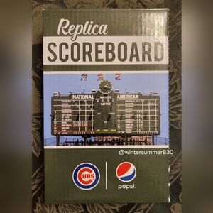 Chicago Cubs Replica Scoreboard New in box